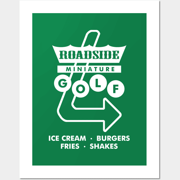 Roadside Miniature Golf (new) Wall Art by GloopTrekker